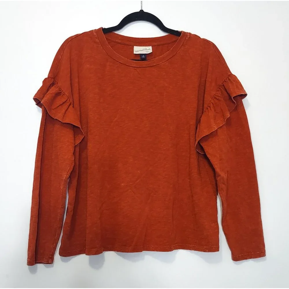 Universal Thread Ruffle Sleeve Top - Picture 4 of 6